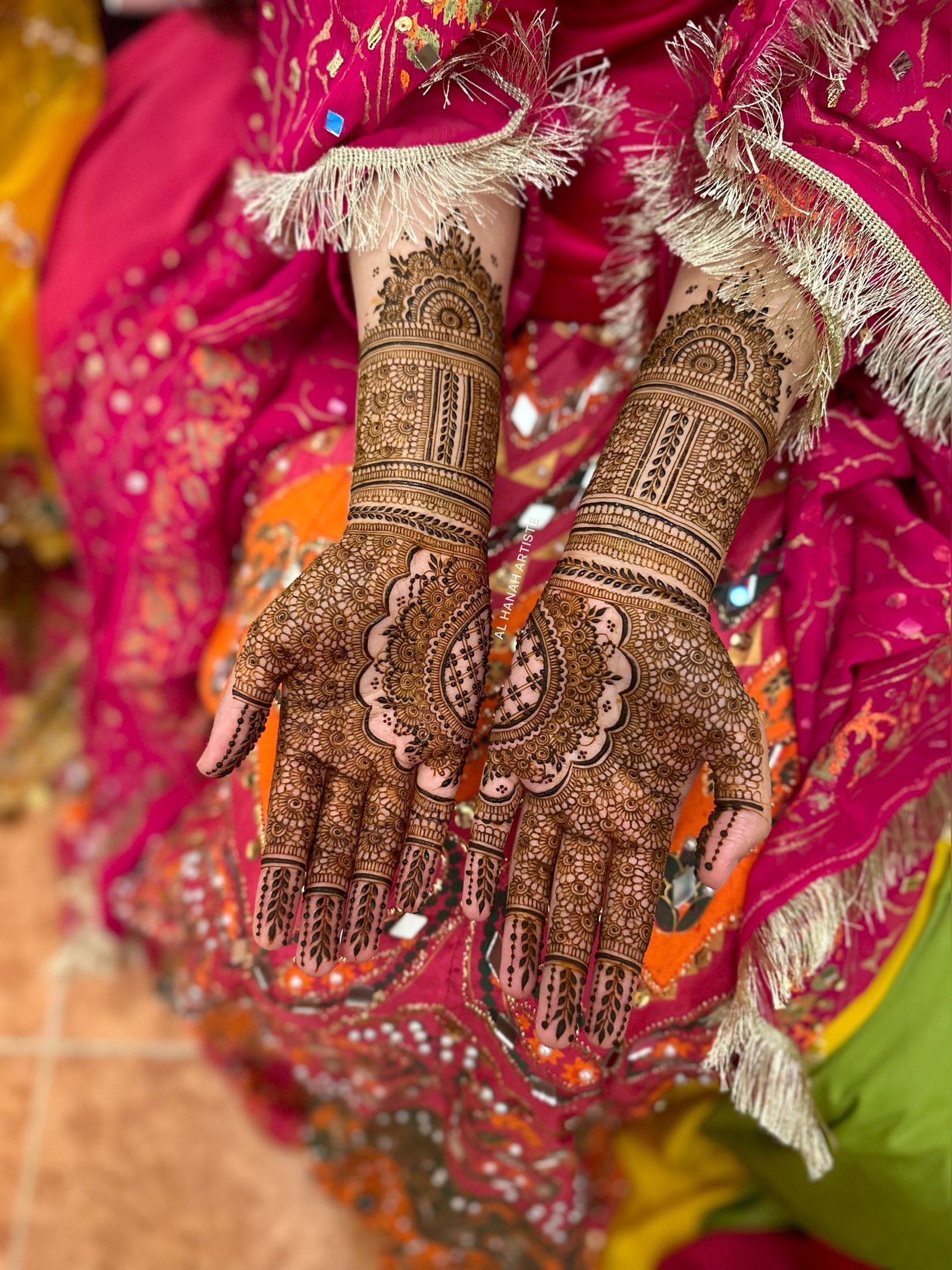 Bridal Henna Collection 17, bridal henna design by Al Hanah Artiste