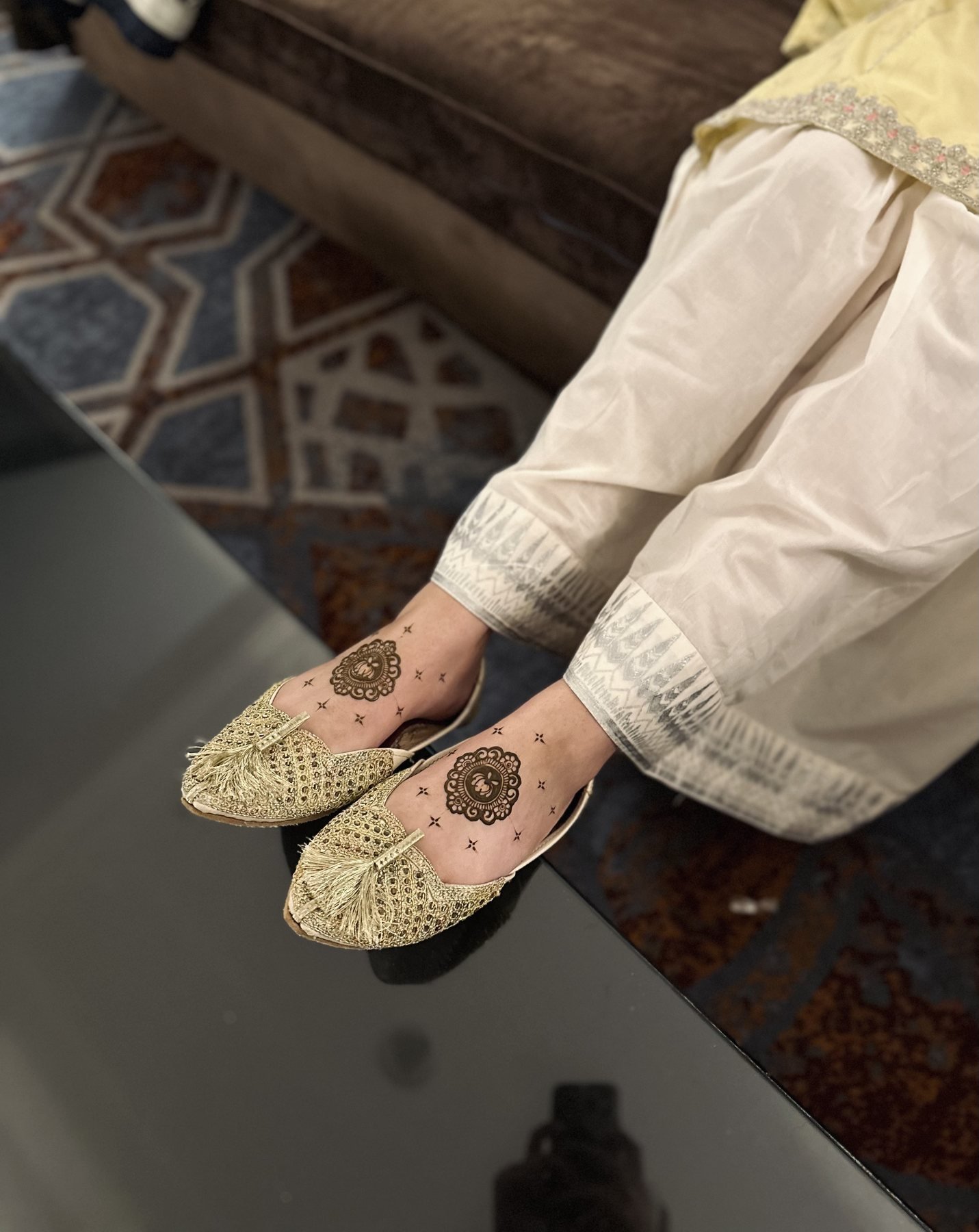 Feet Henna Detail 04, feet henna design by Al Hanah Artiste