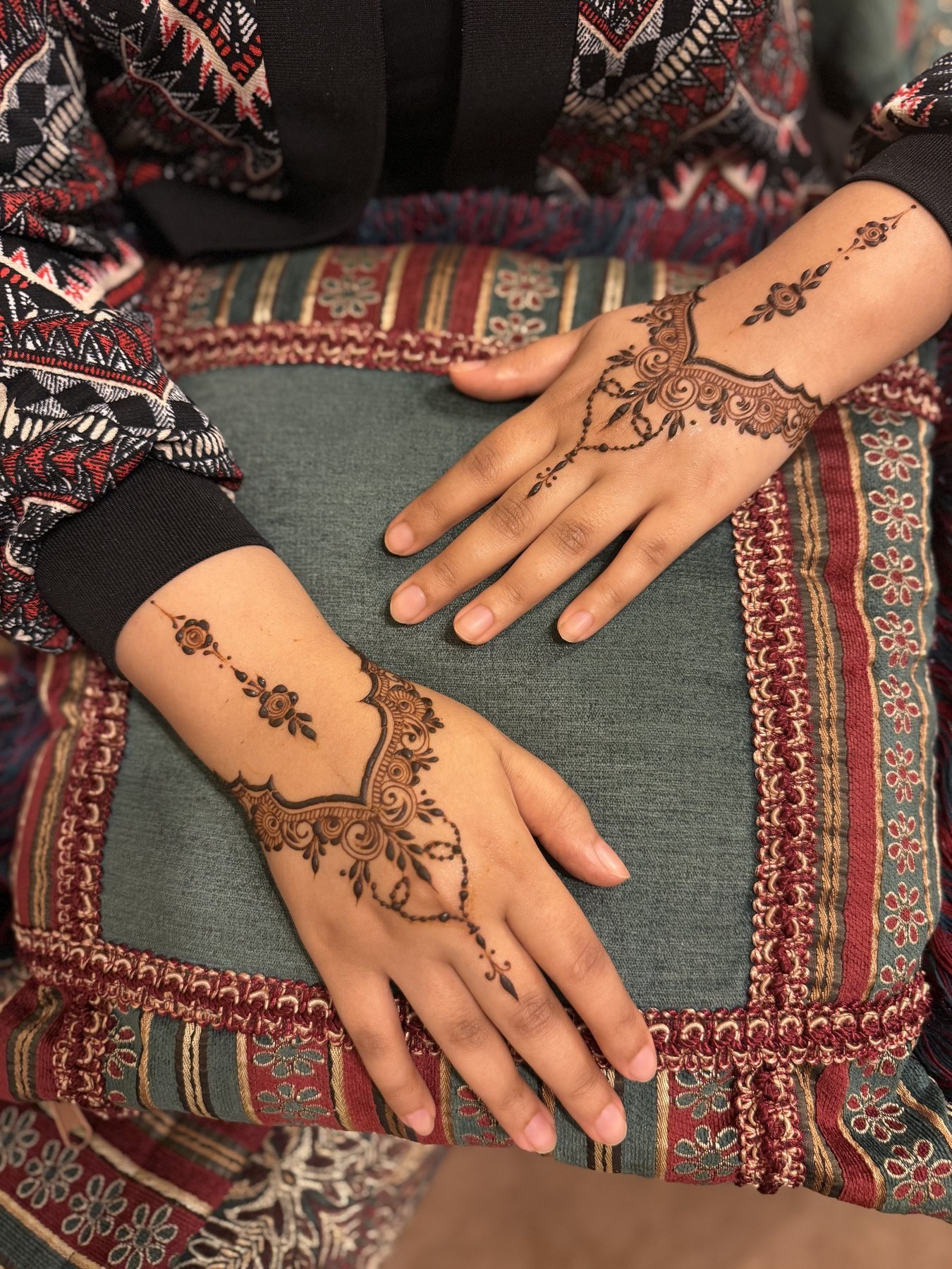 Party Henna Moment 04, party henna design by Al Hanah Artiste