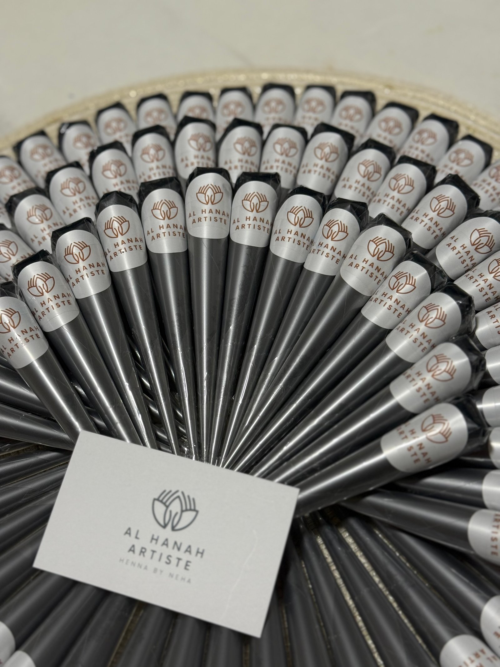 Natural jagua cones for blue-black temporary body art by Al Hanah Artiste
