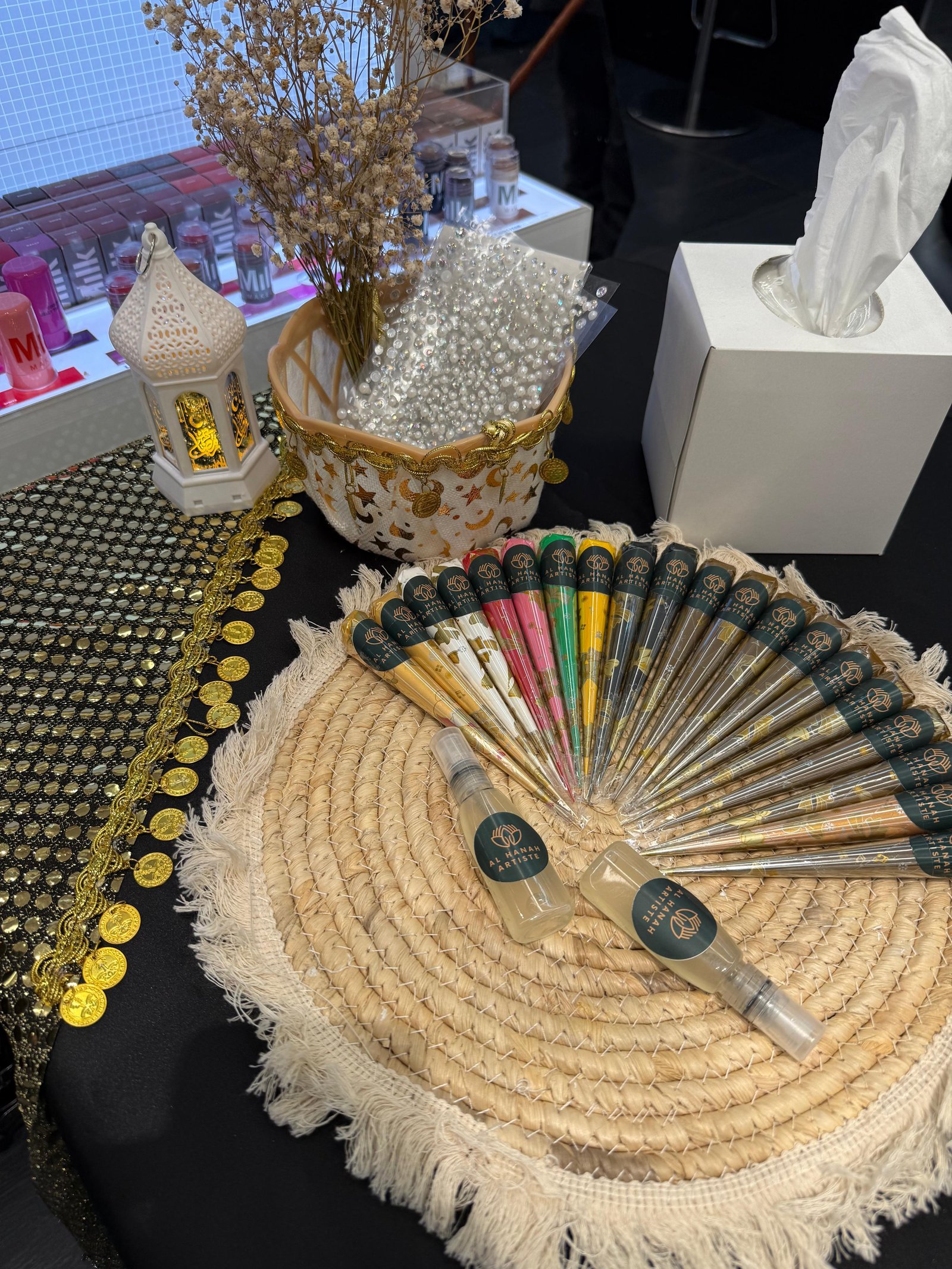 Henna ritual gift set with handmade cones by Al Hanah Artiste